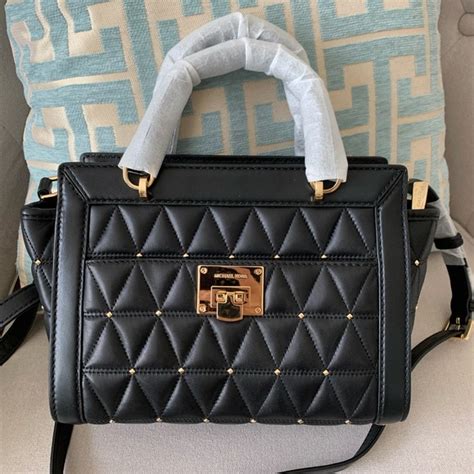 images of michael kors vivianne lg t2 satchel|Michael Kors Vivianne Messenger Satchel .